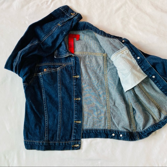 VINTAGE! BCBG denim jacket - Picture 4 of 6
